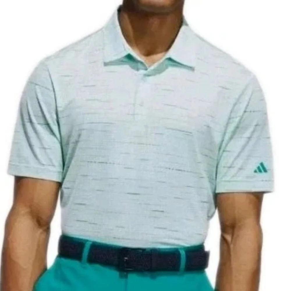 Adidas Golf Ultimate Mesh Polo Shirt Sz 2X Semi Flash Aqua Tennis Pickleball Nwt